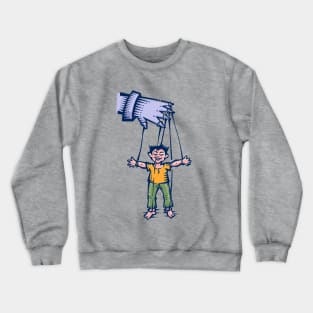 Puppet Show Deep Meaning Crewneck Sweatshirt